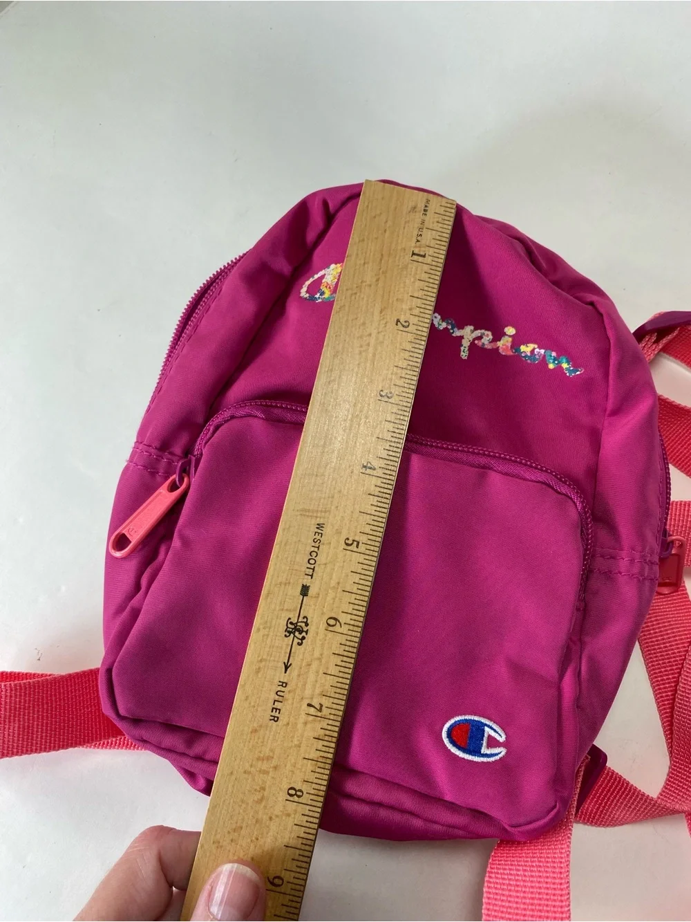 Champion Berry Pink Micro Mini Backpack